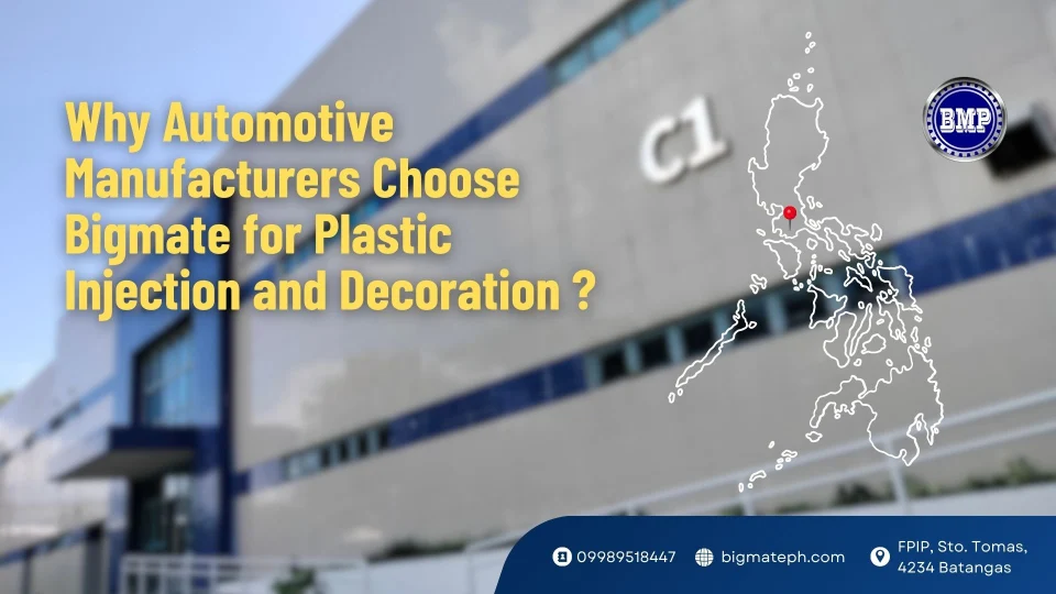 automotive painting and plastic injection at Bigmate Philippines Inc