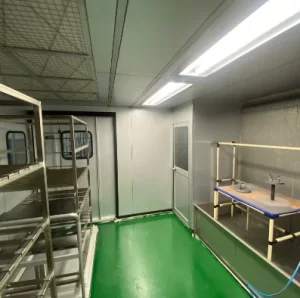 Inside Manual Painting Booth at Bigmate Philippines Inc